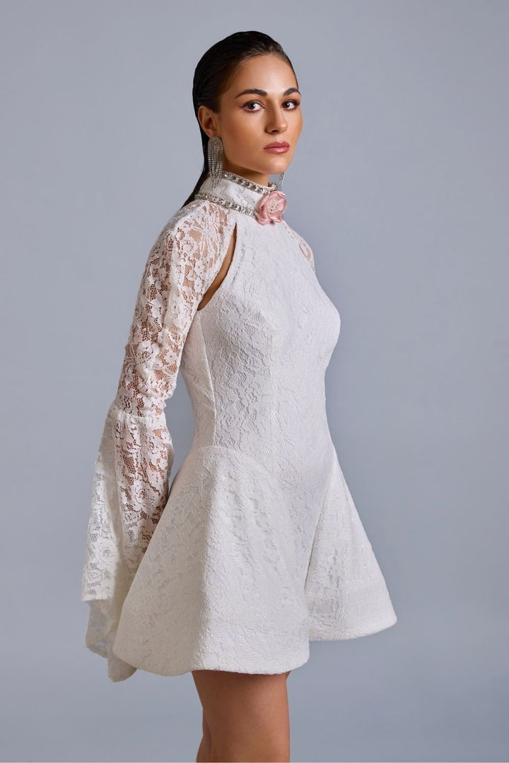 Hope White Lace Mini - Zabella