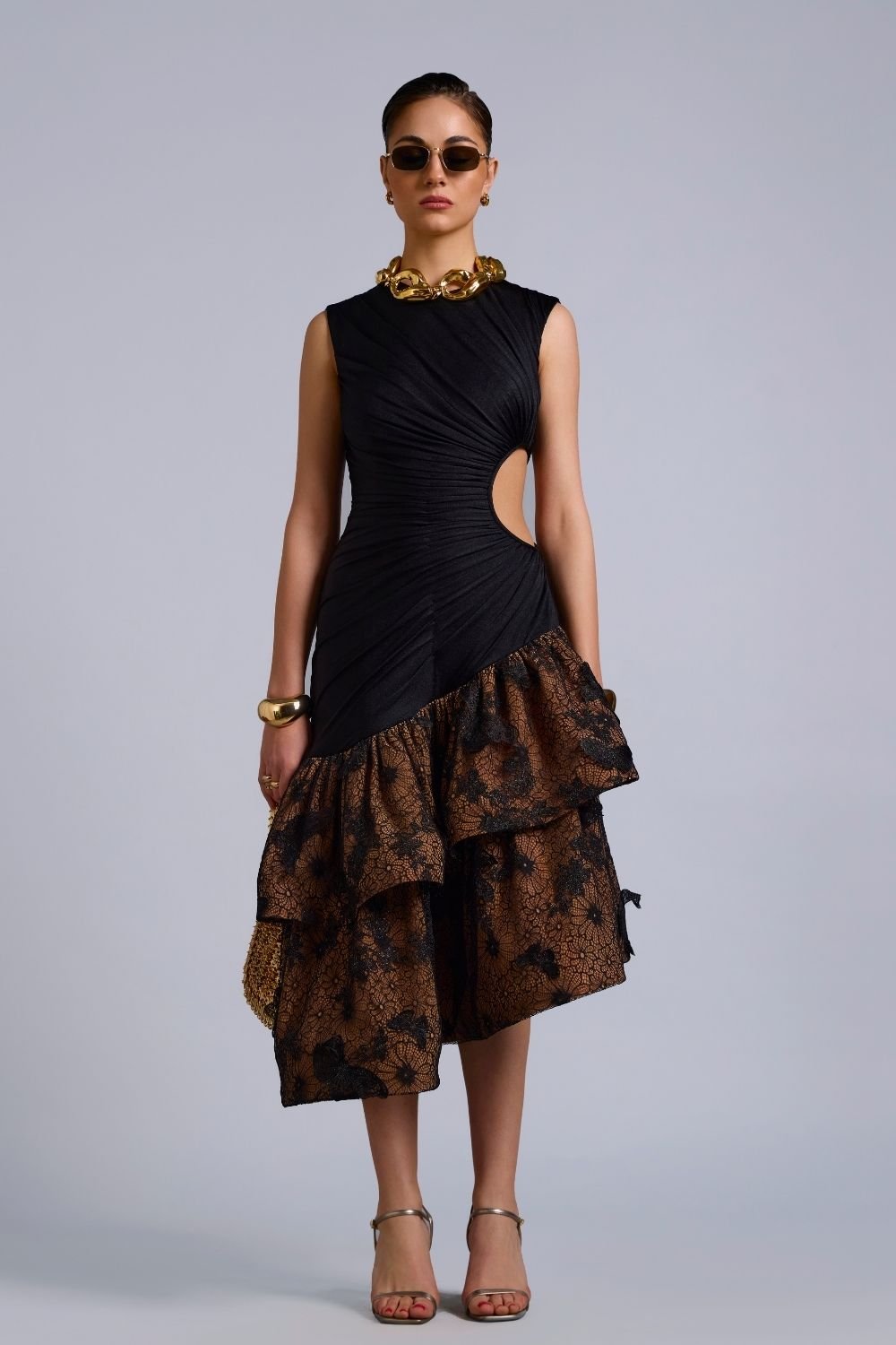 Joy Layered Cut Out Midi - Zabella