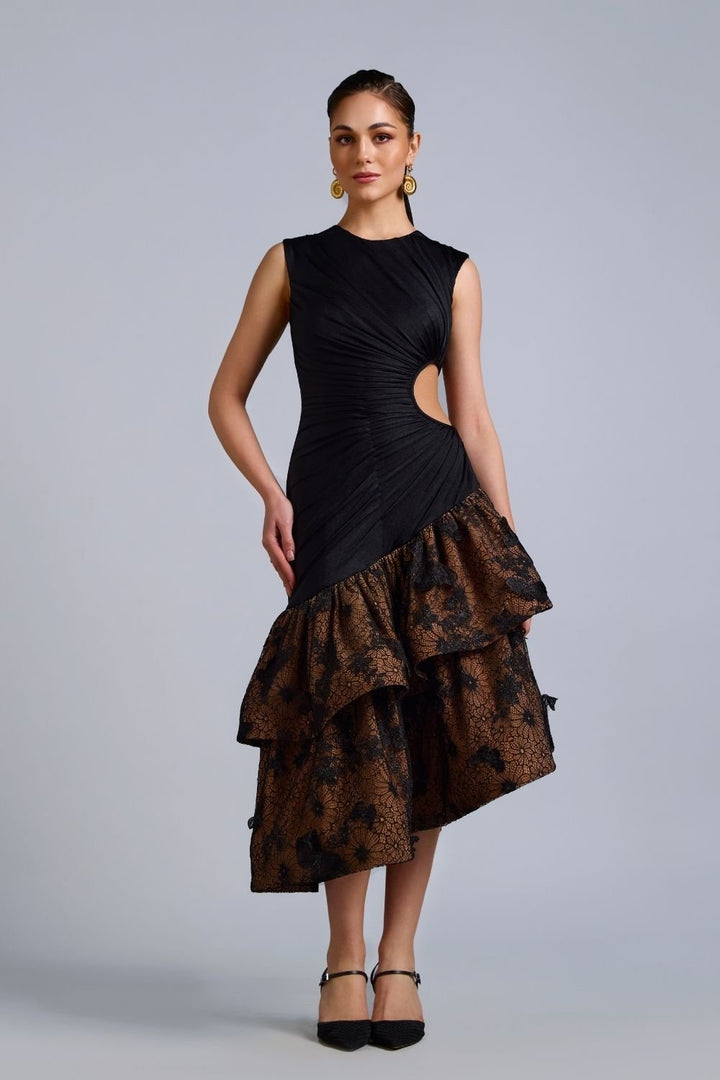 Joy Layered Cut Out Midi - Zabella