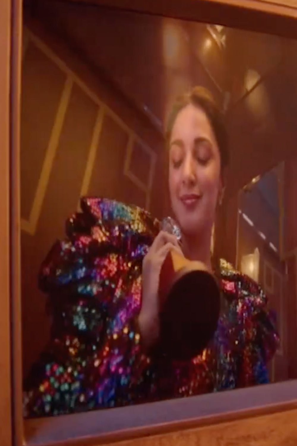 Kaira Advani In Our Multicoloured Sequin Mini Dress - Zabella