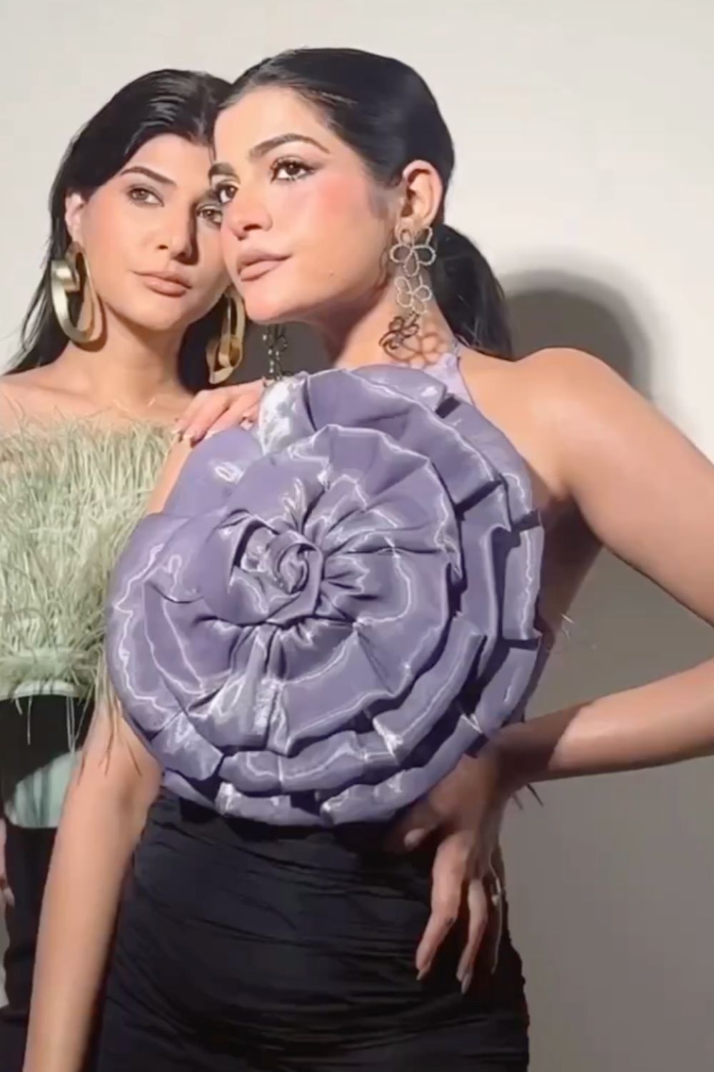 Kritika Khurana In Our Lilac Rose Top - Zabella