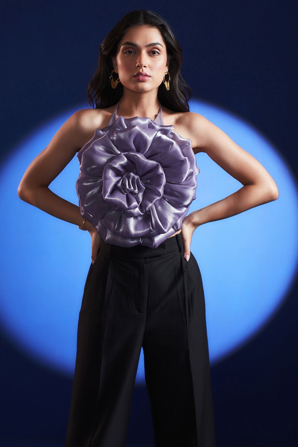 Kritika Khurana In Our Lilac Rose Top - Zabella