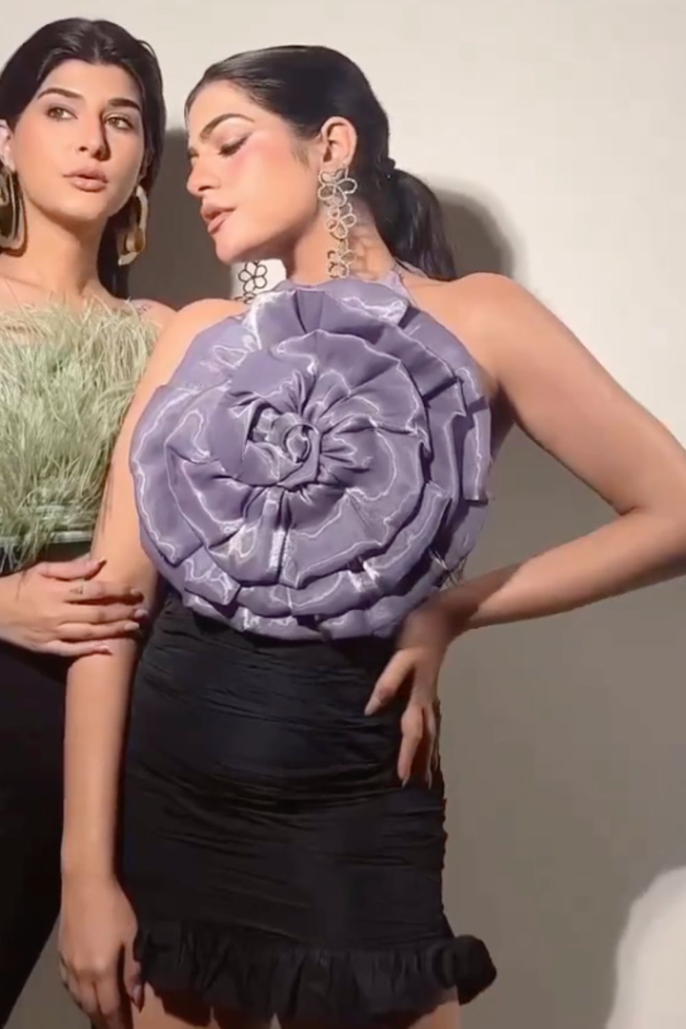 Kritika Khurana In Our Lilac Rose Top - Zabella