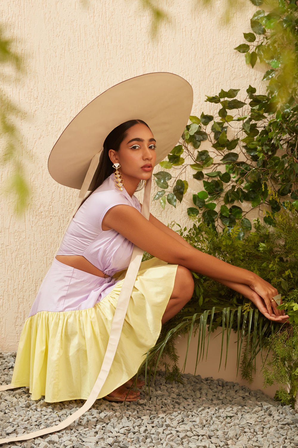 Lavender & Lemon Colour Block Mini - Zabella