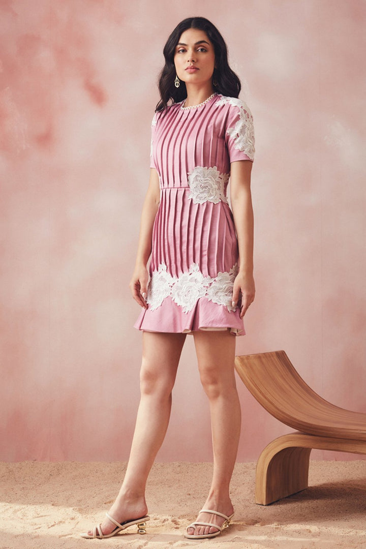Powder Pink Lace Mini - Zabella