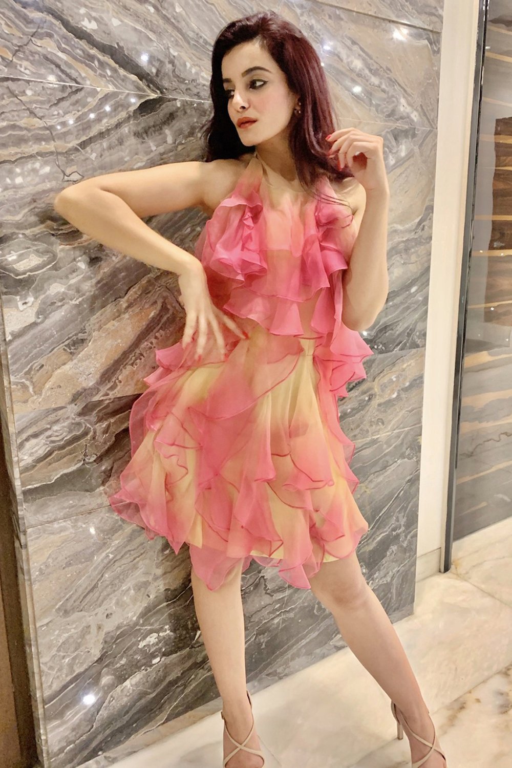 Ruffle Dress - Shopzabella