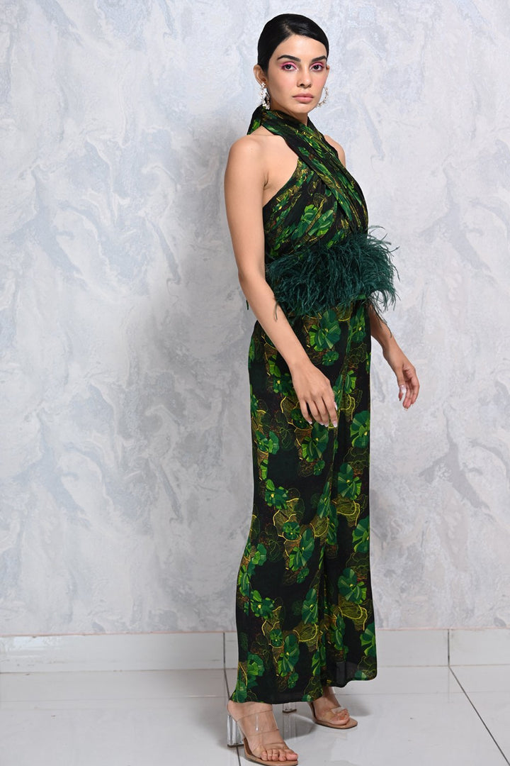 Sacramento Floral Feather Set - Shopzabella