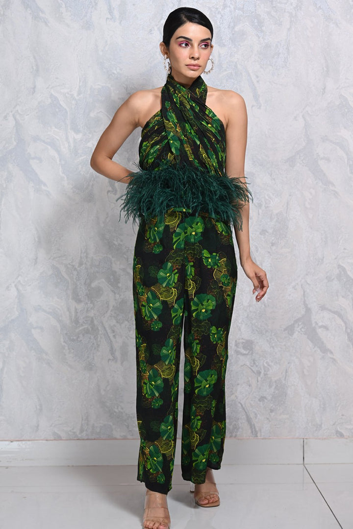 Sacramento Floral Feather Set - Shopzabella