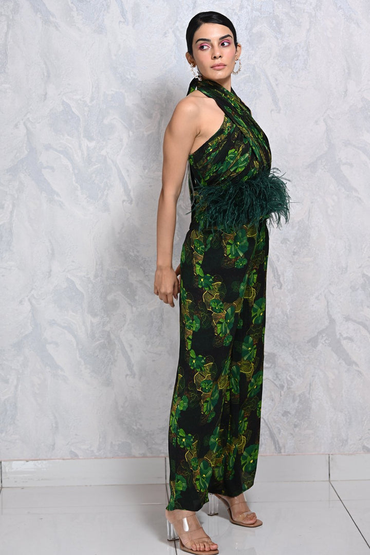 Sacramento Floral Feather Set - Shopzabella