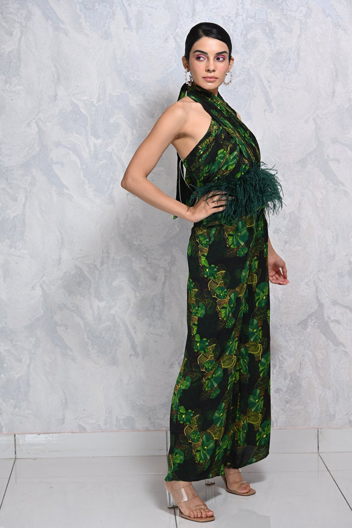 Sacramento Floral Feather Set - Shopzabella