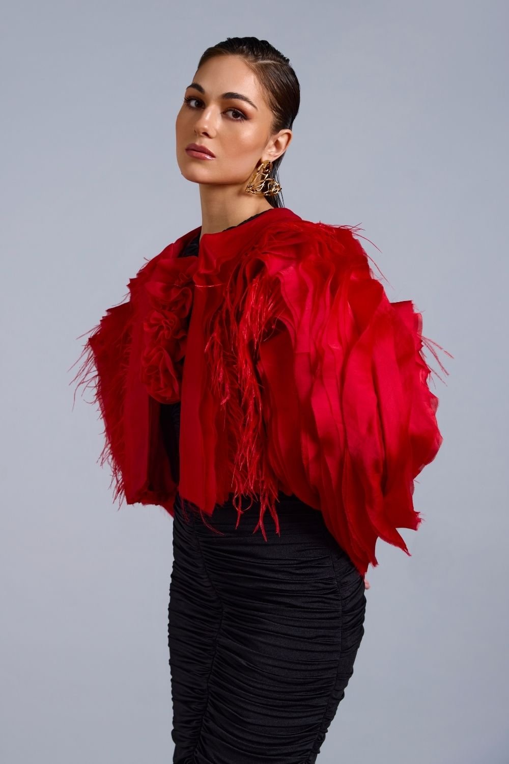 Scarlett Organza Cape - Zabella