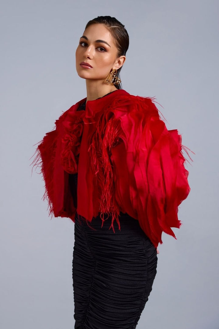 Scarlett Organza Cape - Zabella