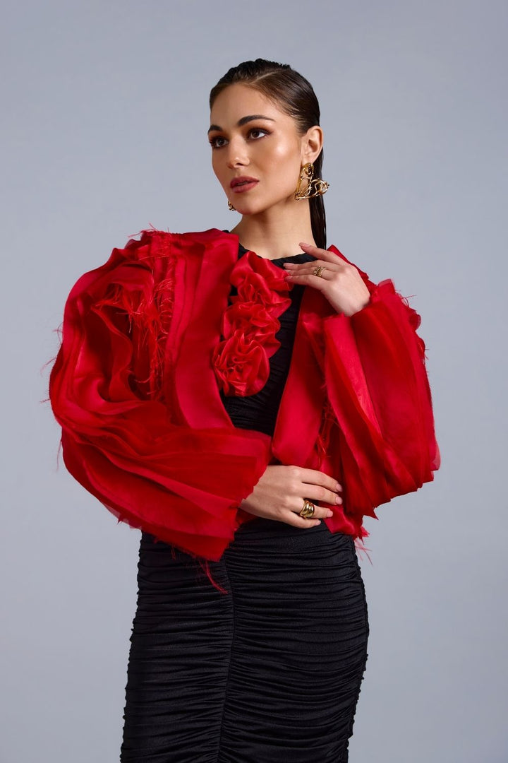 Scarlett Organza Cape - Zabella