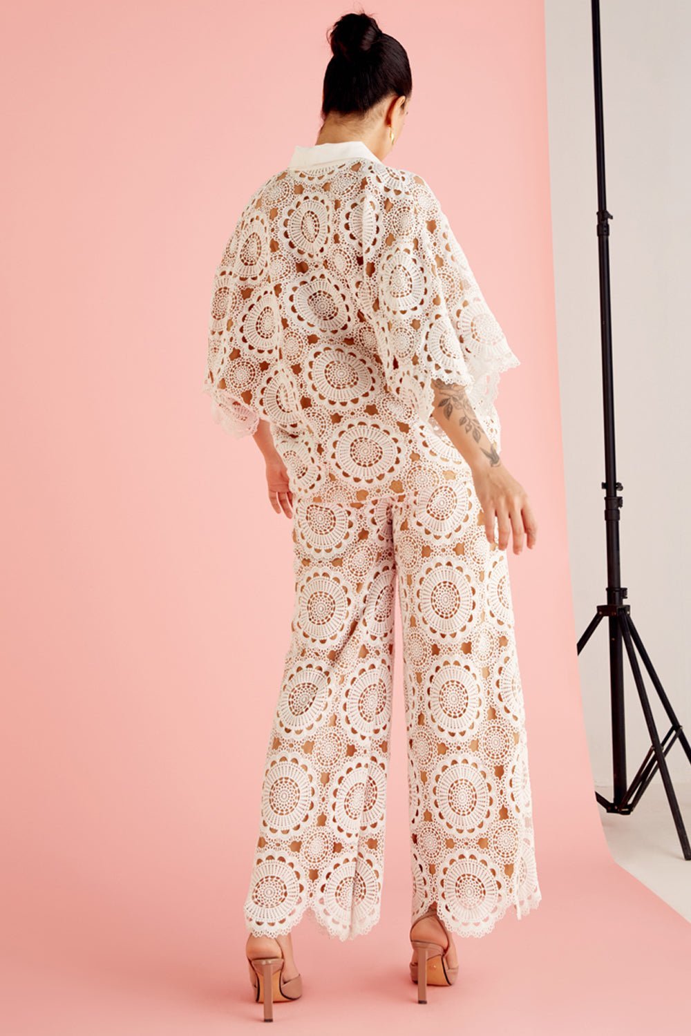 Sharnamli In Our Flora Lace Co-ord Set - Zabella