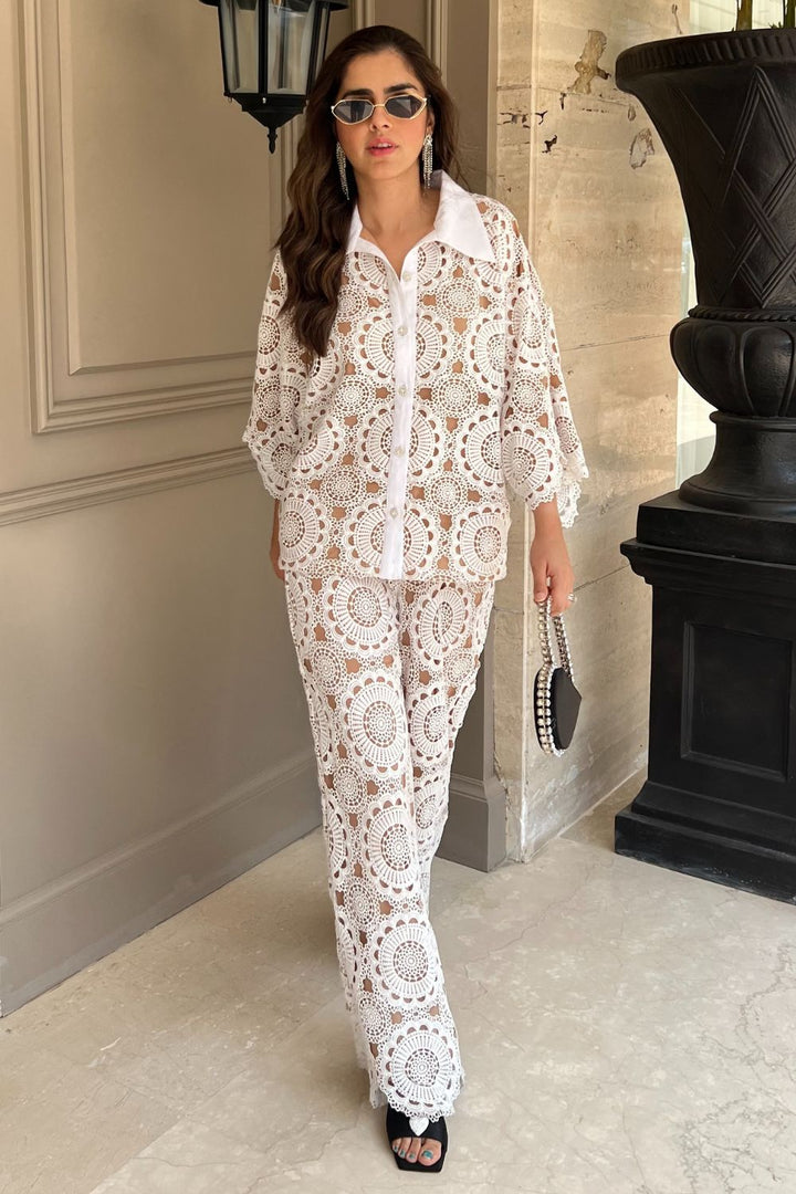 Sharnamli In Our Flora Lace Co-ord Set - Zabella