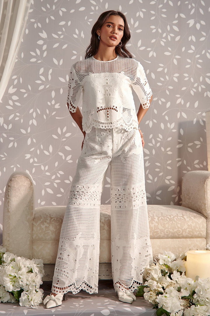Shweta Tripathi Sharma In Our Scalloped Top & Pants Set - Zabella