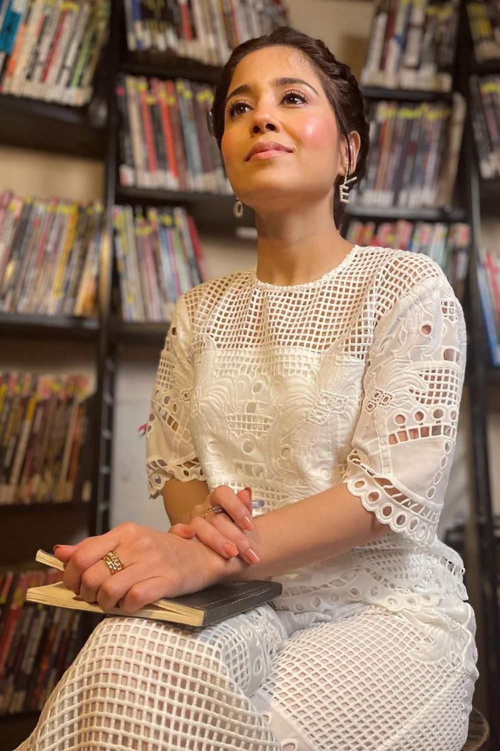 Shweta Tripathi Sharma In Our Scalloped Top & Pants Set - Zabella