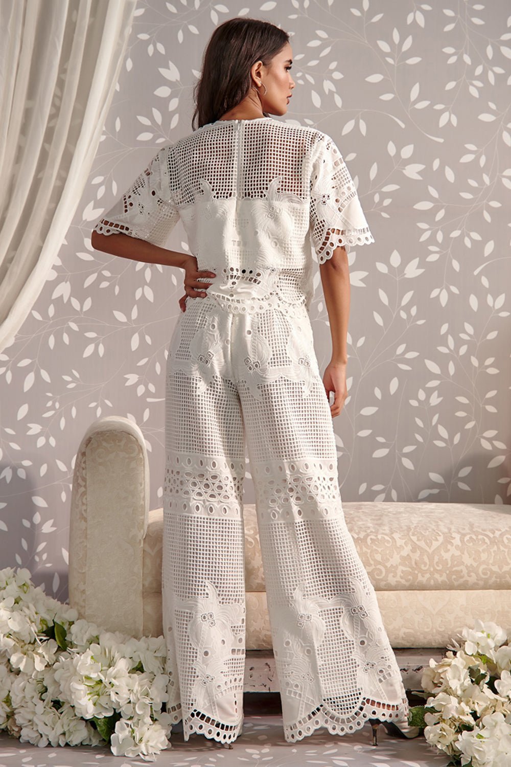 Shweta Tripathi Sharma In Our Scalloped Top & Pants Set - Zabella