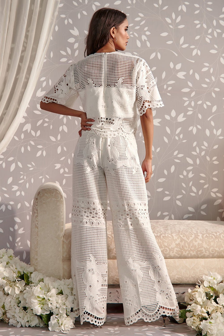 Shweta Tripathi Sharma In Our Scalloped Top & Pants Set - Zabella