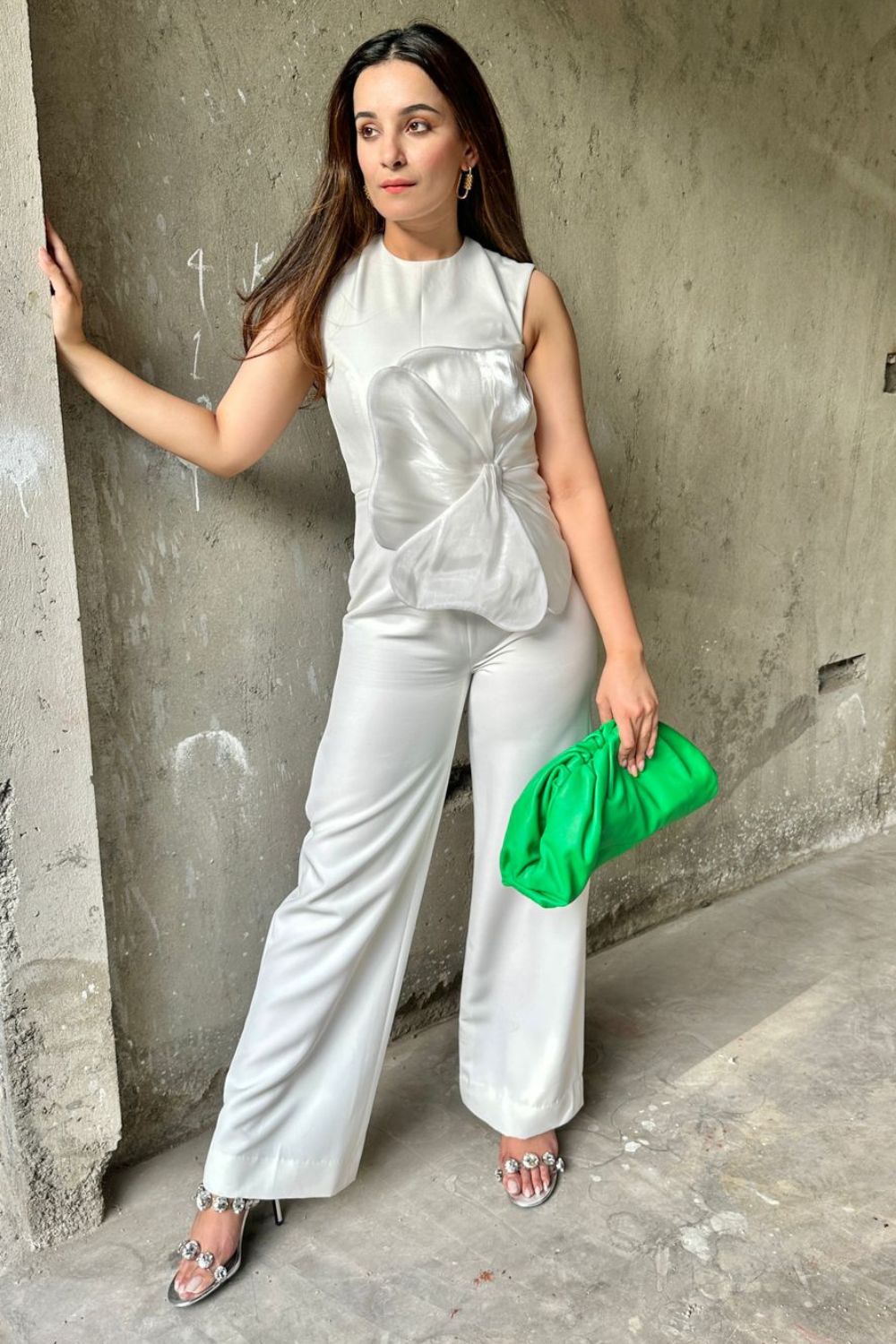 White Floral Jumpsuit - Zabella